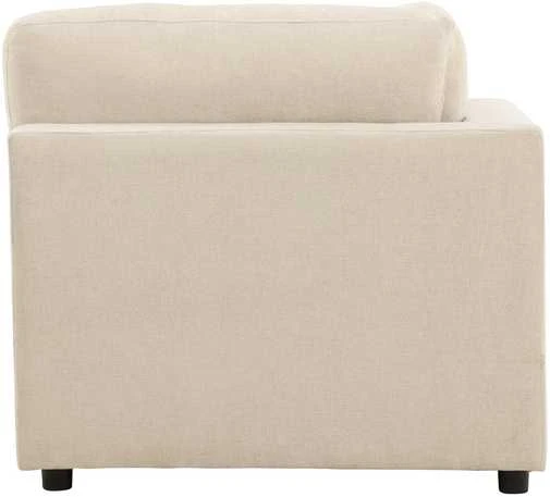 Sofa Venture Design Kampinė sofos dalis Salerno 63x63x47 cm smėlio spalvos audinys