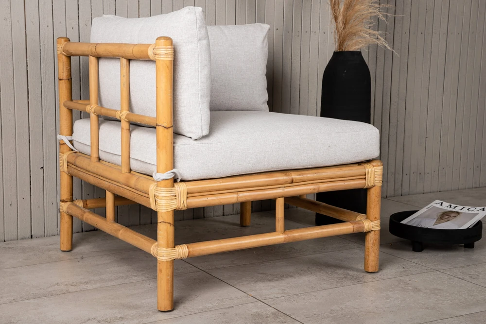 Sofa Venture Design Kampinis dalis, Rietas, 70x76x75 cm, Natūrali