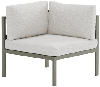 Sofa Venture Design Kampinis sofos modulis, 70x70x30 cm, ruda, buklė