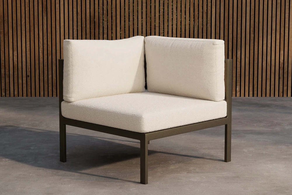 Sofa Venture Design Kampinis sofos modulis, 70x70x30 cm, ruda, buklė