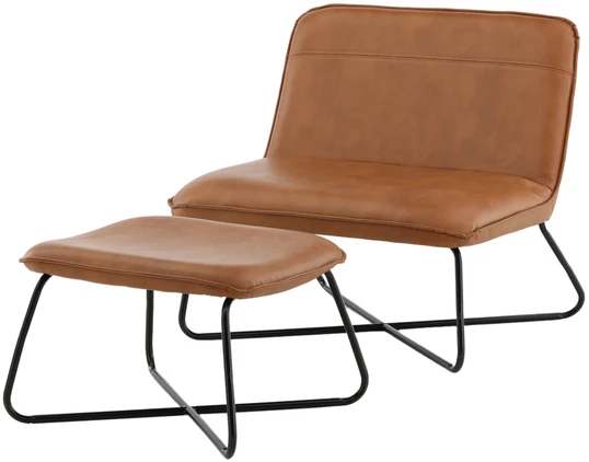 Sofa Venture Design Kėdė su Pogrupiu, X-Lounge, 75x71x78 cm, Ruda