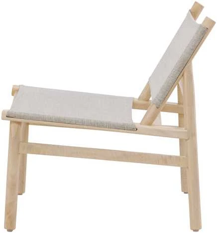 Fotelis Venture Design Lounge kėdė Millo 43x40x65 cm Pilka Nature poliesteris mango mediena