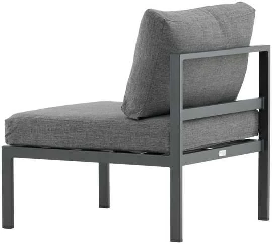 Venture Design Poilsio kėdė Copacabana 70x70x30 cm juoda, aliuminis