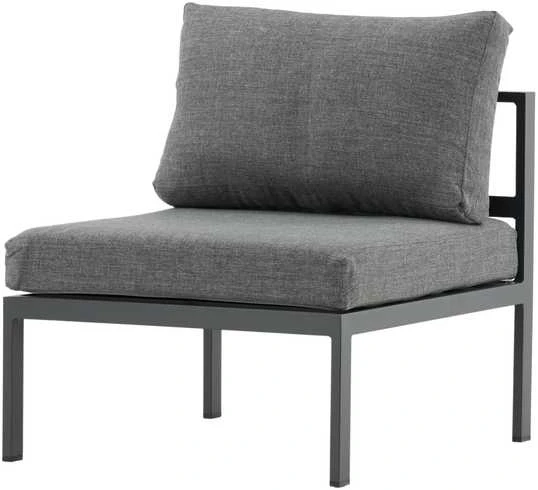 Venture Design Poilsio kėdė Copacabana 70x70x30 cm juoda, aliuminis