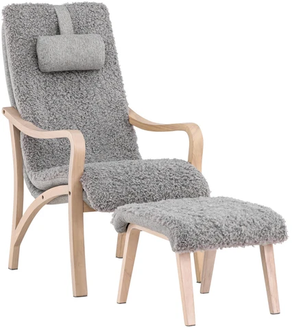 Sofa Venture Design Poilsio kėdė, Fårö, 89x60x107 cm, šviesiai pilka