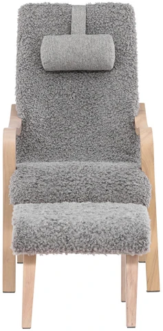 Sofa Venture Design Poilsio kėdė, Fårö, 89x60x107 cm, šviesiai pilka