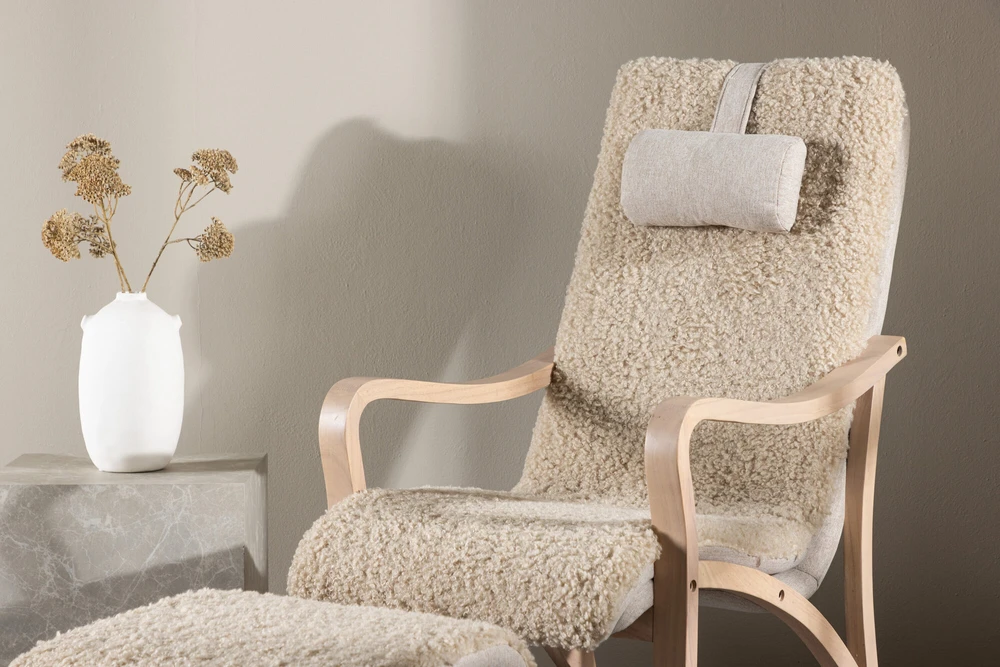 Sofa Venture Design Poilsio kėdė, Fårö, 89x60x107 cm, Ruda