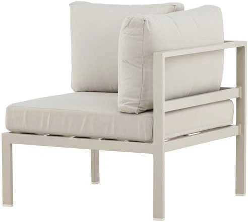 Sofa Venture Design Sofos kampinis modulis, Copacabana, 70x70x30 cm, smėlio spalvos, aliuminis