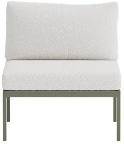 Sofa Venture Design Sofos modulis Copacabana 70x70x30 cm rudas baltas, audinys