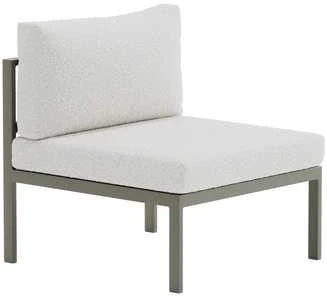 Sofa Venture Design Sofos modulis Copacabana 70x70x30 cm rudas baltas, audinys