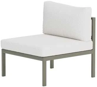 Sofa Venture Design Sofos modulis Copacabana 70x70x30 cm rudas baltas, audinys