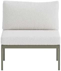 Sofa Venture Design Sofos modulis Copacabana 70x70x30 cm rudas baltas, audinys