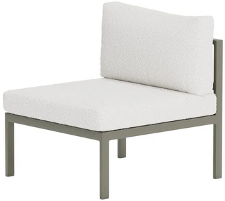 Sofa Venture Design Sofos modulis Copacabana 70x70x30 cm rudas baltas, audinys