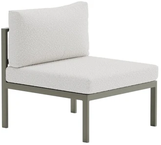 Sofa Venture Design Sofos modulis Copacabana 70x70x30 cm rudas baltas, audinys