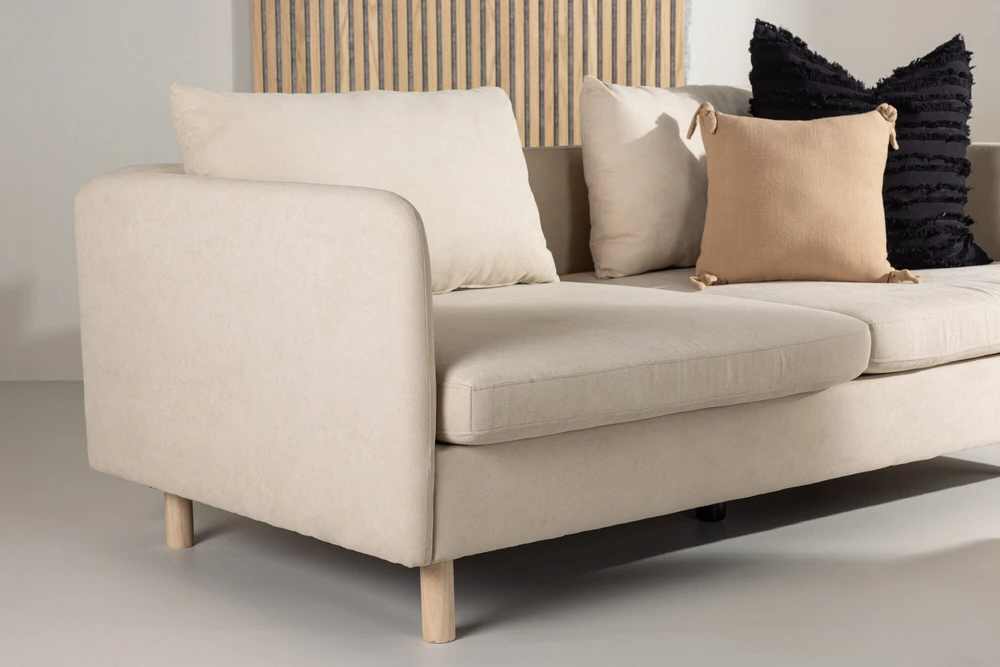 Sofa, Zero, 197x102 cm, kreminė