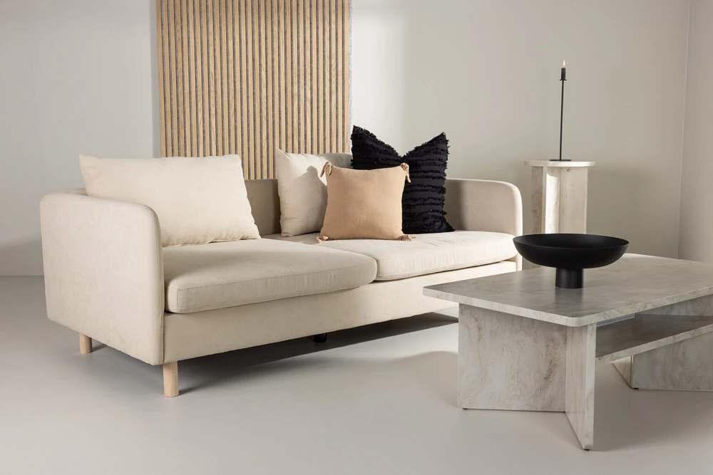 Sofa, Zero, 197x102 cm, kreminė