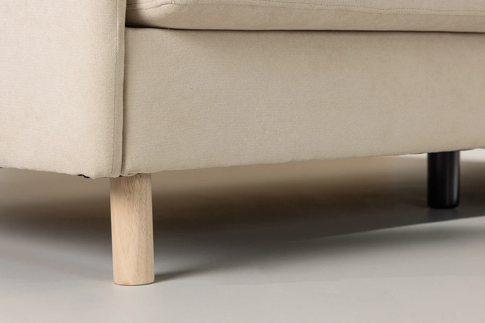 Sofa, Zero, 197x102 cm, kreminė