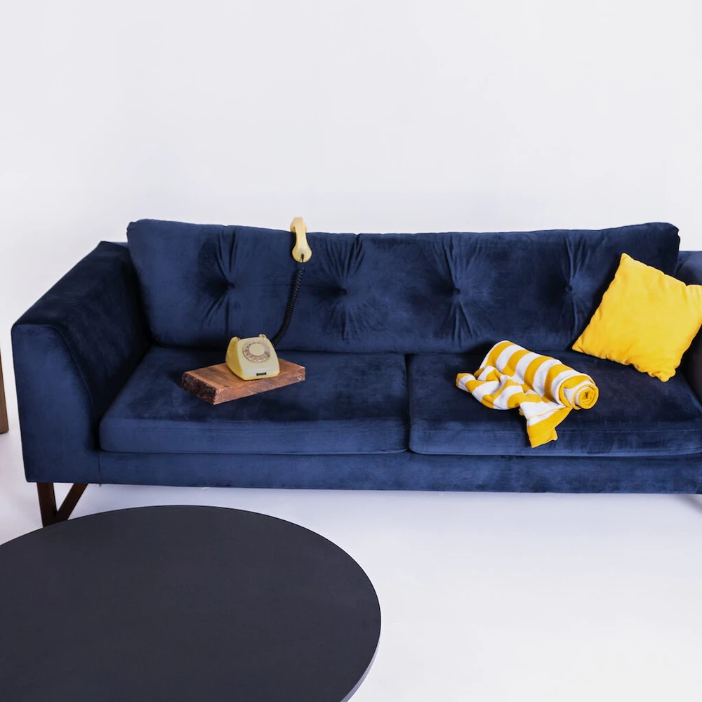 Sofa, Zugo, 84x178 cm, mėlyna