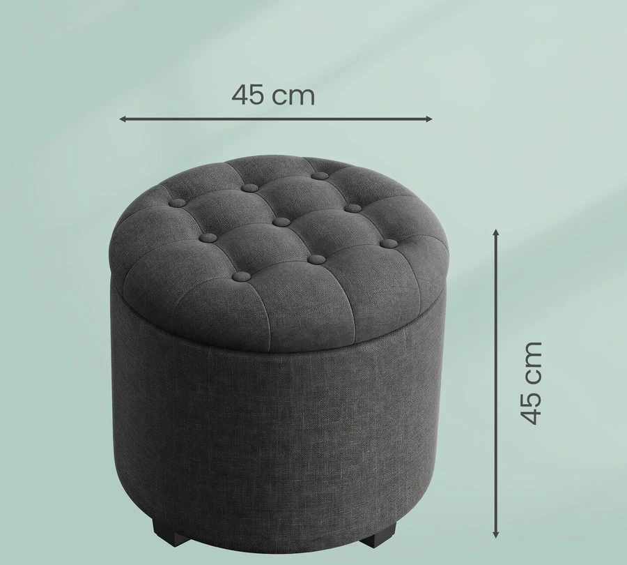 Songmics Pufas 45×45×44,5 cm