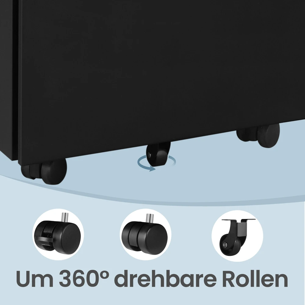 Dokumentų spintelė SONGMICS su 3 stalčiais 52x39x60 cm