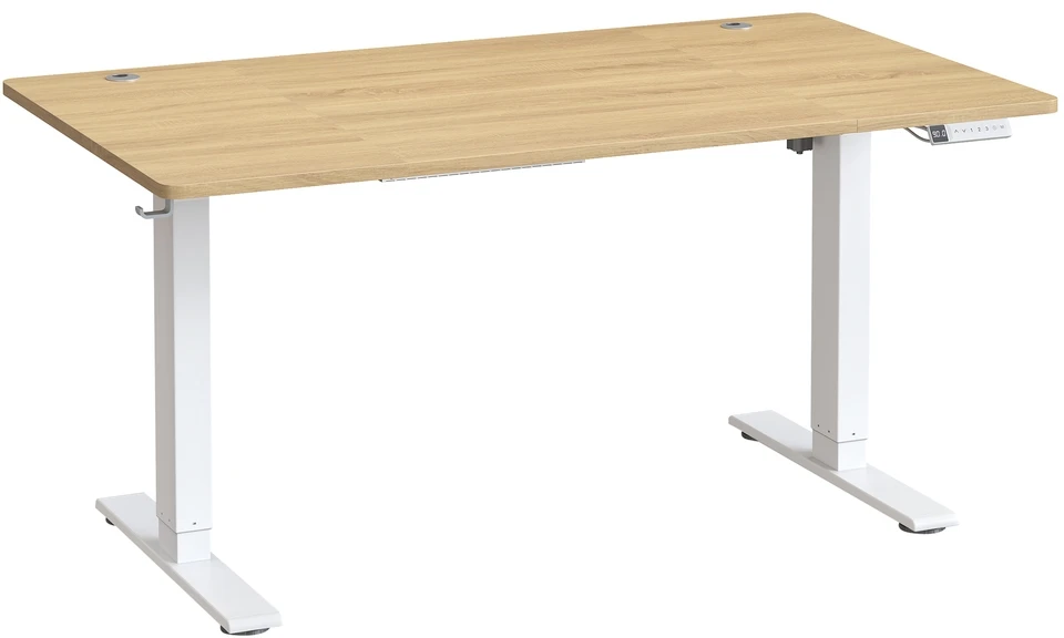 Songmics Reguliuojamo aukščio stalas 140 x 80 x 72-120cm