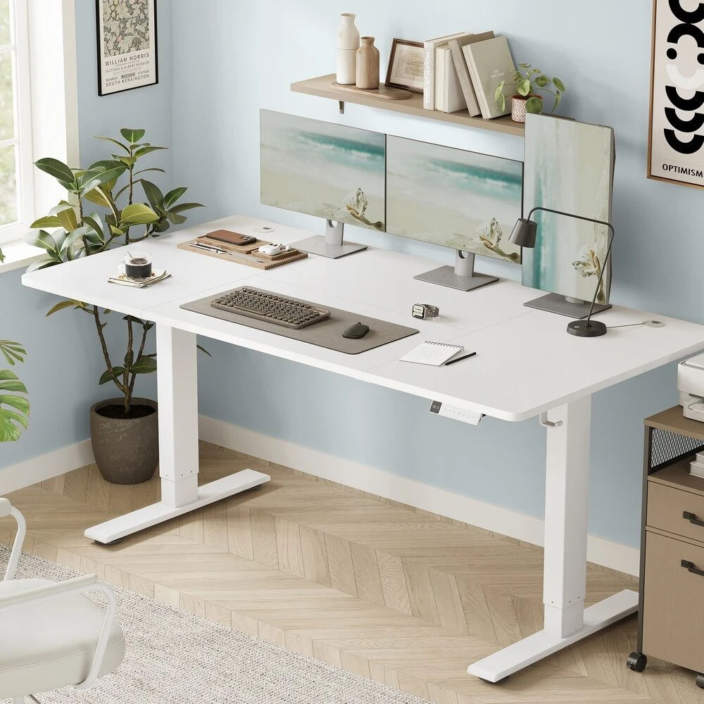 Songmics Reguliuojamo aukščio stalas 160 x 80 x 72-120cm