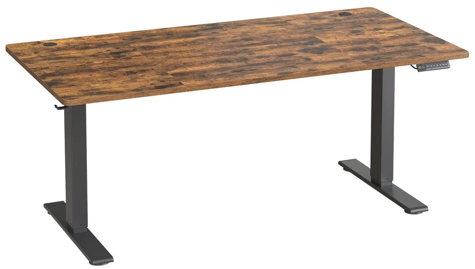 Songmics Reguliuojamo aukščio stalas 160 x 80 x 72-120cm
