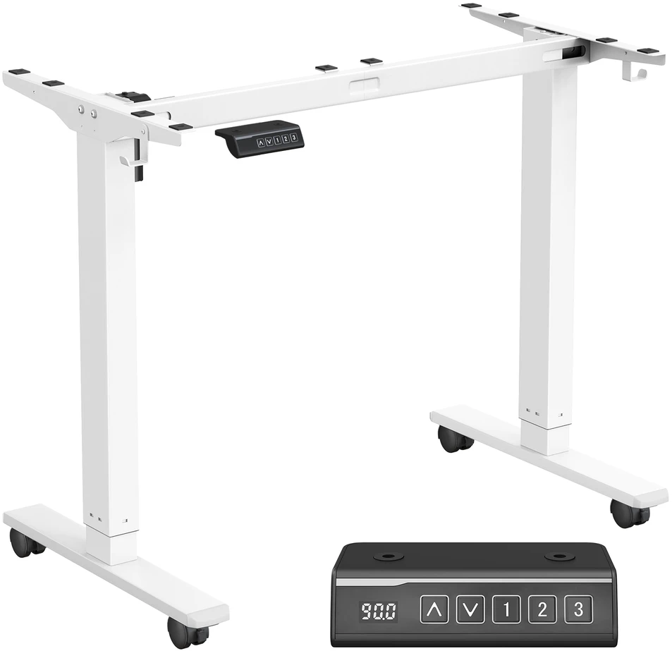 Songmics Stalo rėmas 59,6 × (90-140) × (72-120) cm