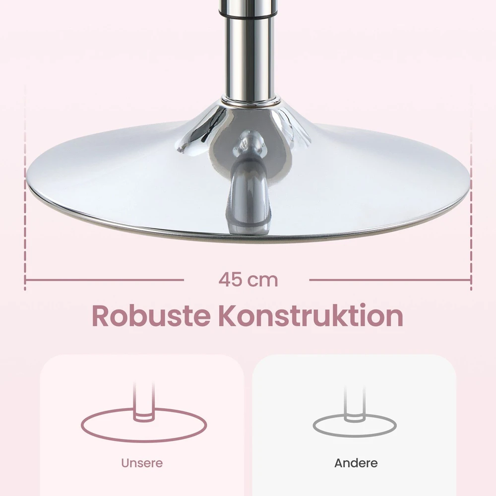 Songmics Kosmetinė kėdė su atlošu