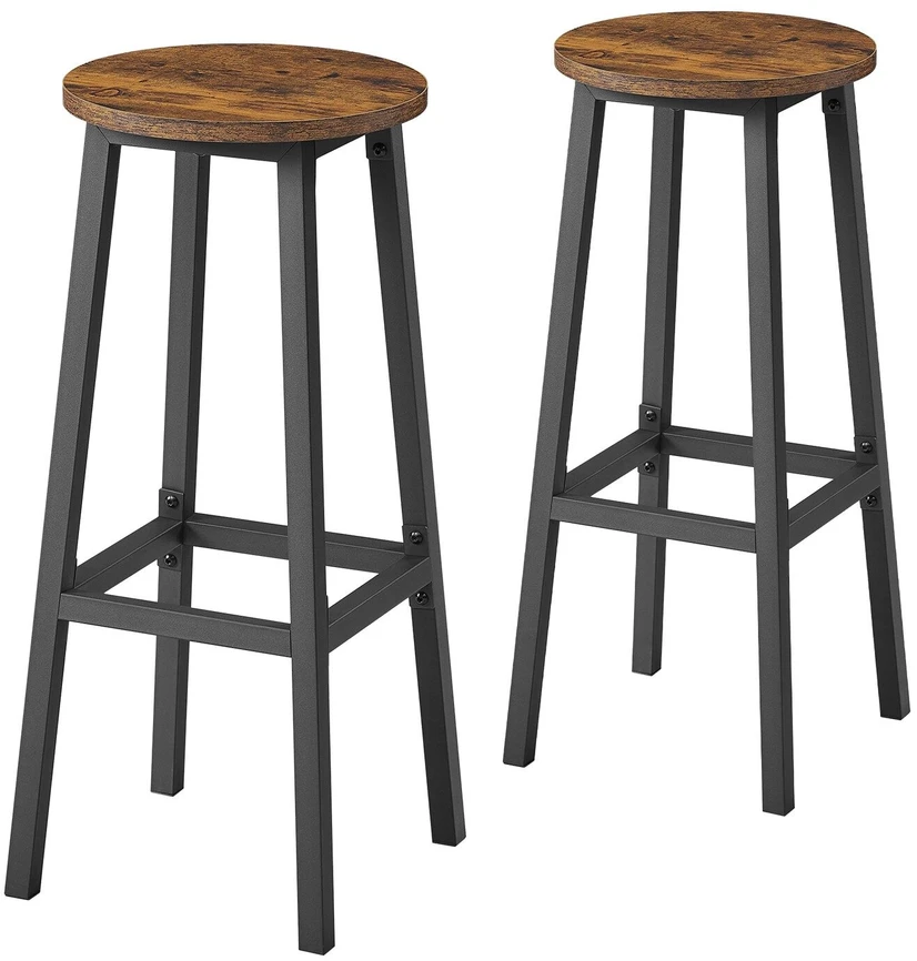 Songmics Baro kėdės rinkinys, 2 vnt, 32x65 cm