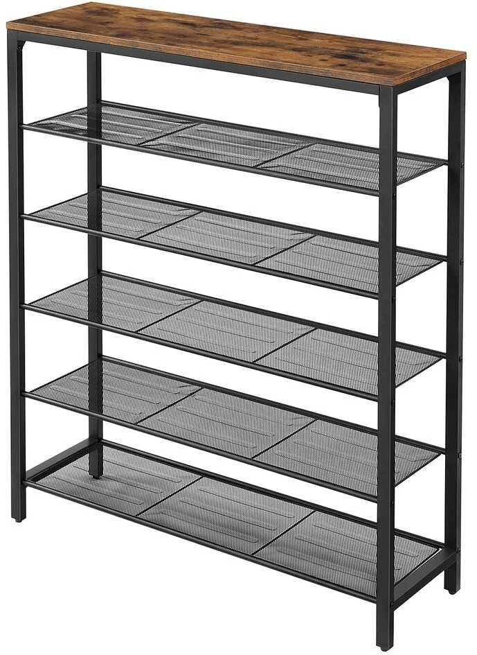 Songmics Batų lentyna 100 × 30 × 110 cm