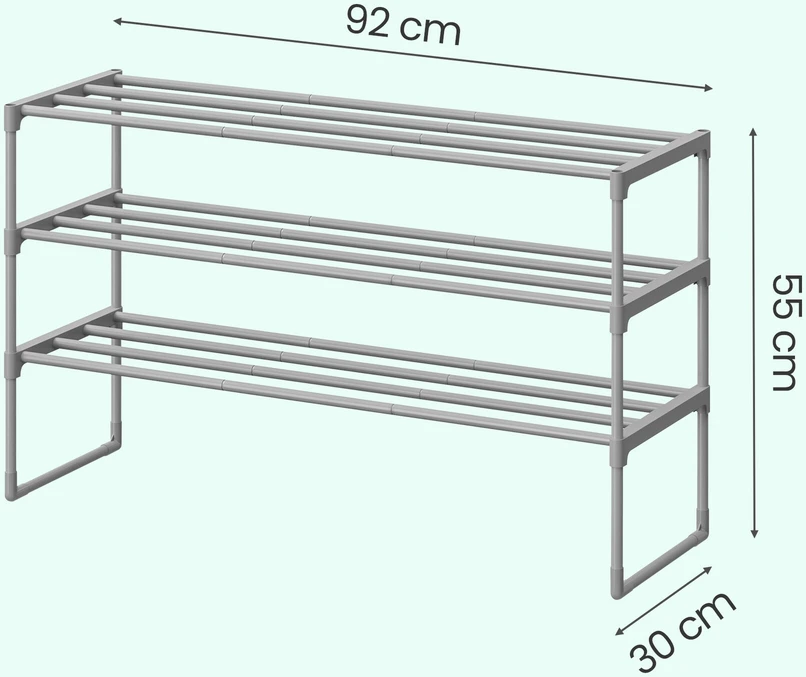 Songmics Batų stovas 30 x 92 x 55 cm
