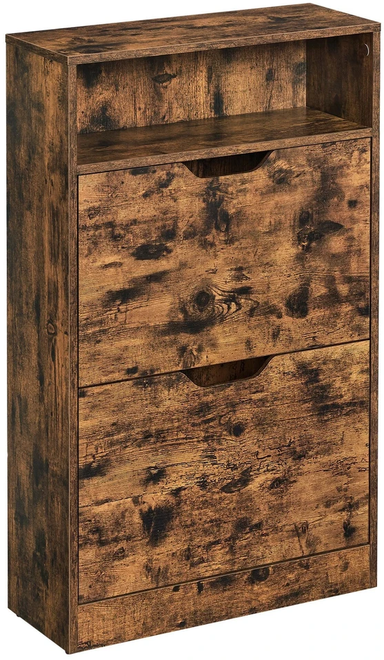 Songmics Batų spinta VASAGLE, 60 x 24 x 102 cm, 2 skyriai