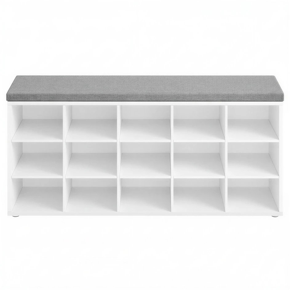 Songmics Batų suoliukas 105 x 30 x 48 cm