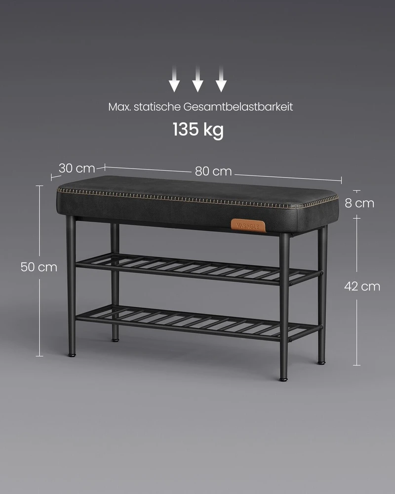 Songmics Vasagle EKHO kolekcija - Batų suoliukas