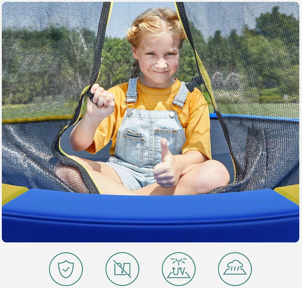 Songmics Ø 366 cm batuto kraštų danga