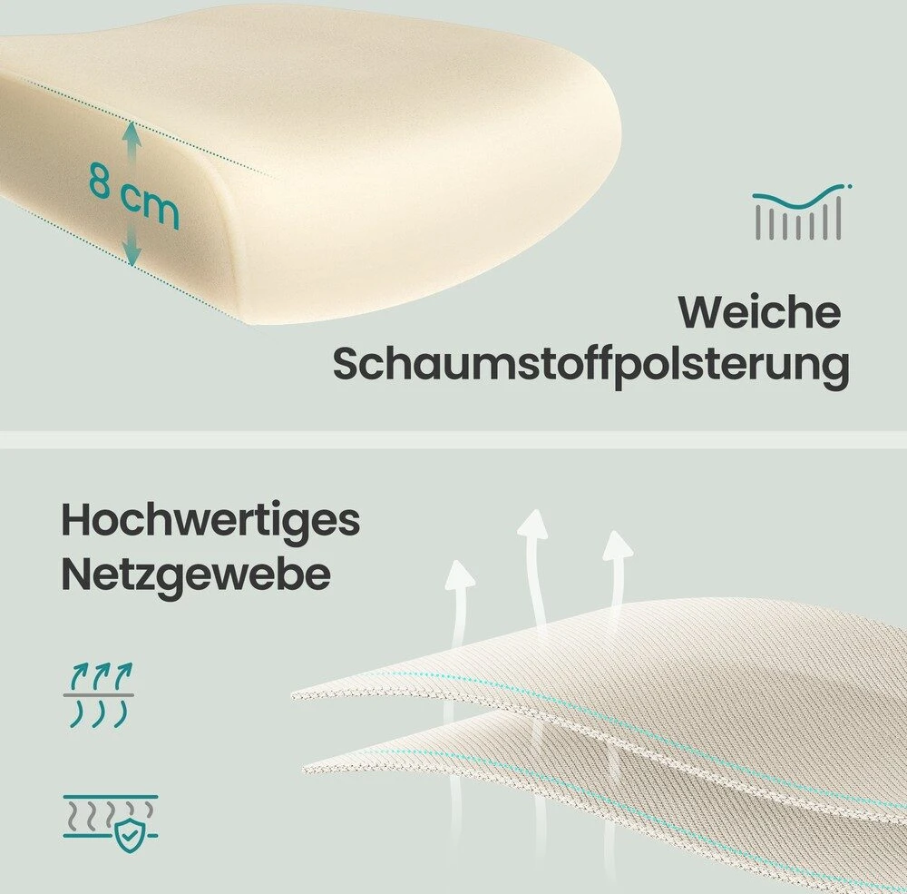 Songmics Biuro kėdė 64 × 71,5 × 116–135 cm