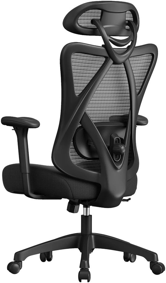 Biuro kėdė SONGMICS juoda 115-125 cm