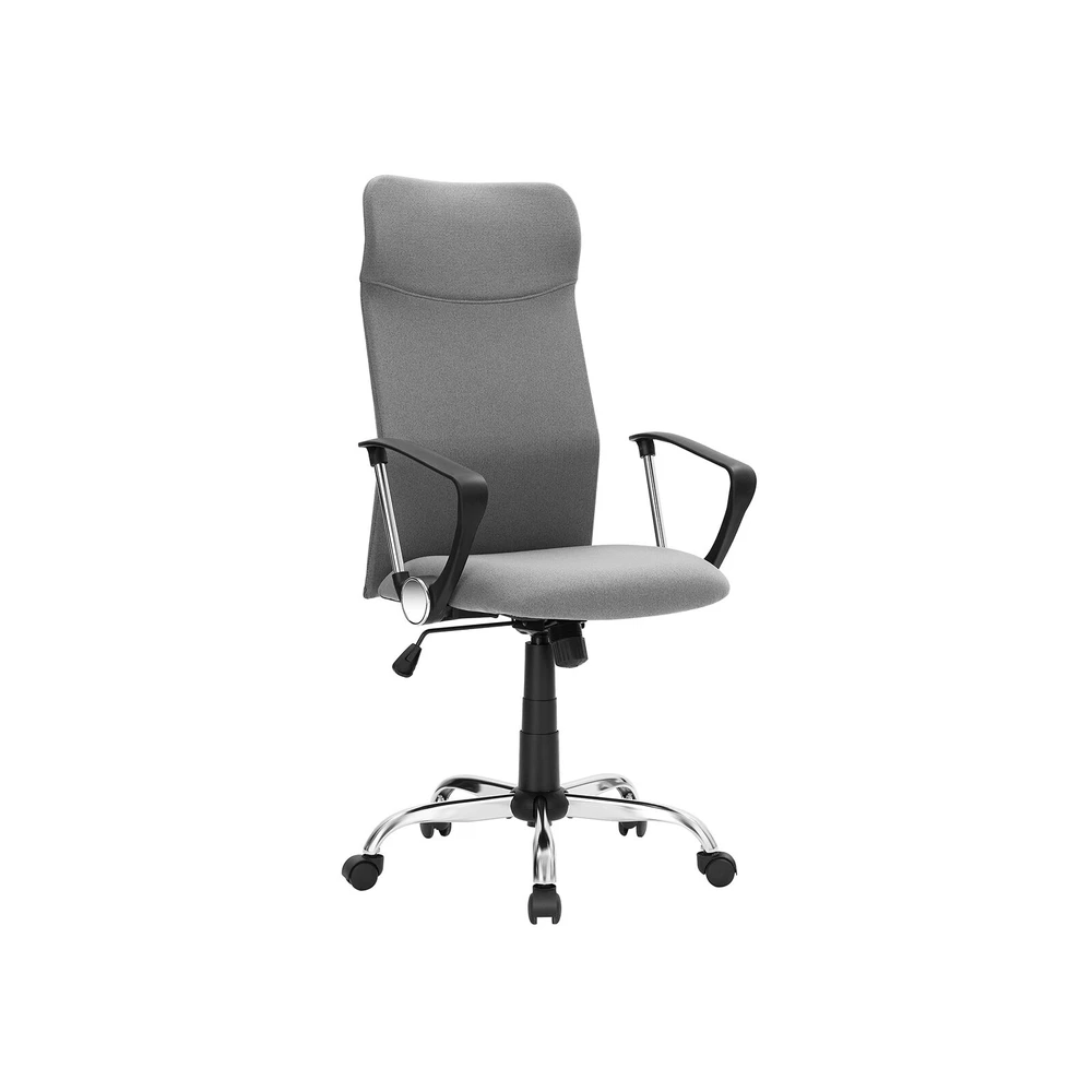 Songmics Ergonomiška rašomojo stalo kėdė pilka