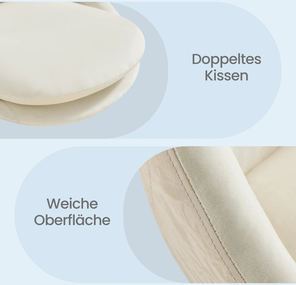 Songmics Kėdė 60×60×80–90 cm