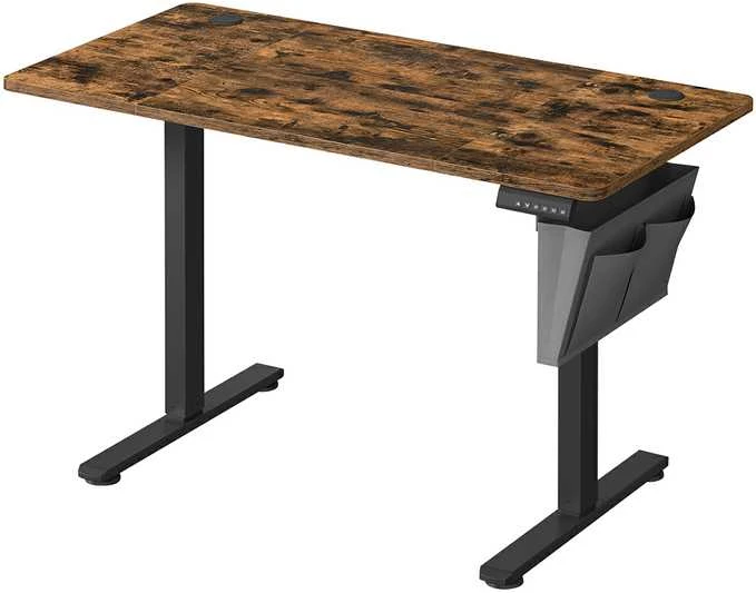 Songmics Reguliuojamo aukščio elektrinis stalas 60 x 120 x (72-120) cm