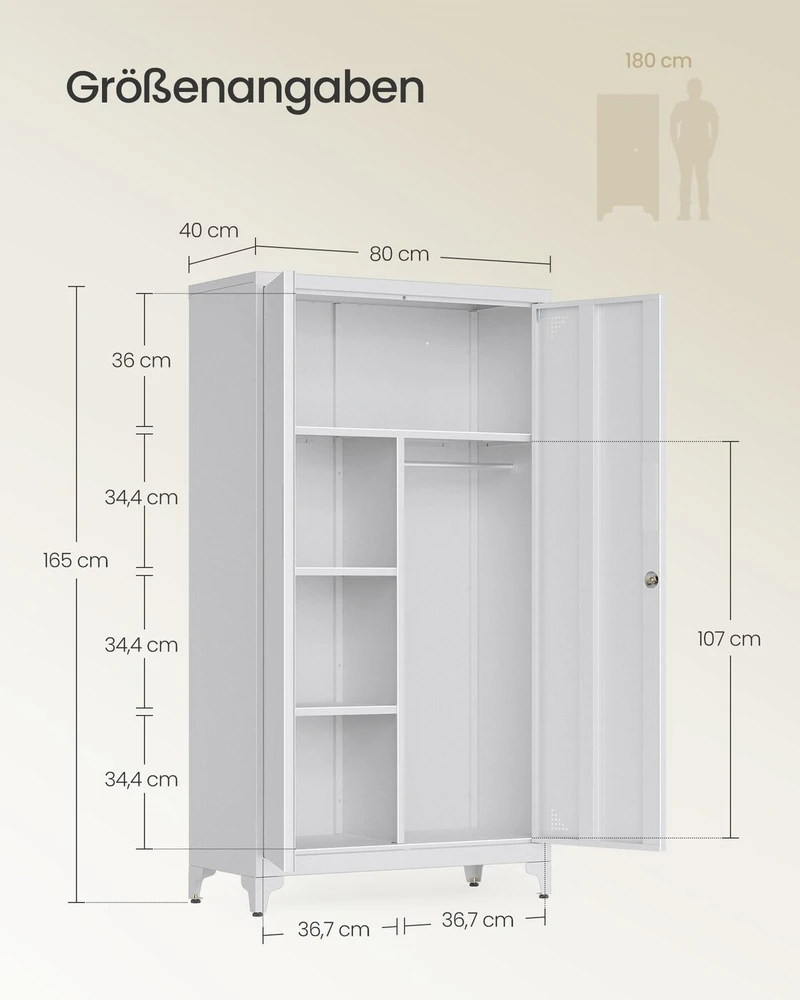 Songmics Spinta 80 x 40 x 165 cm