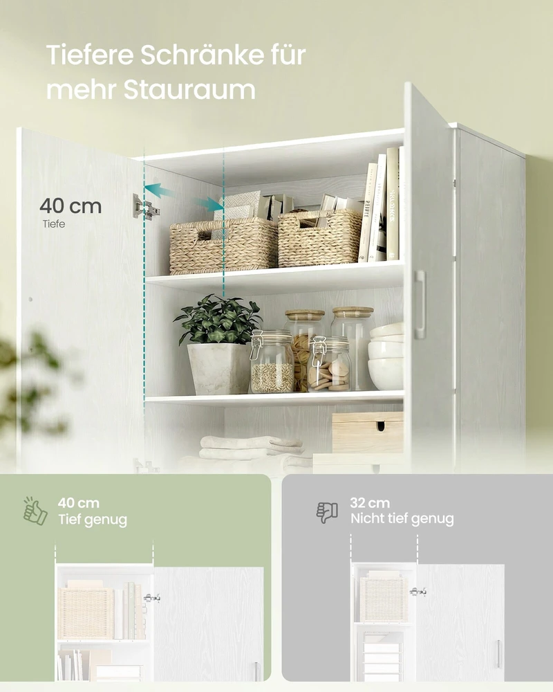 Songmics Spintelė 80 x 40 x 180 cm