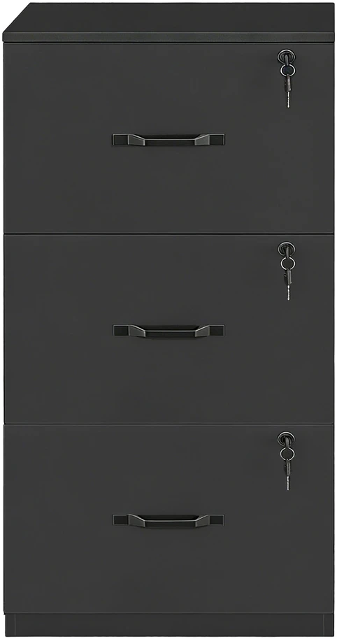 Songmics Biuro spintelė 40x41x103 cm juoda