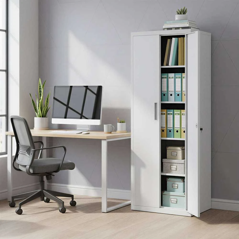 Songmics Metalinė spinta 40,2 × 60,1 × 180 cm