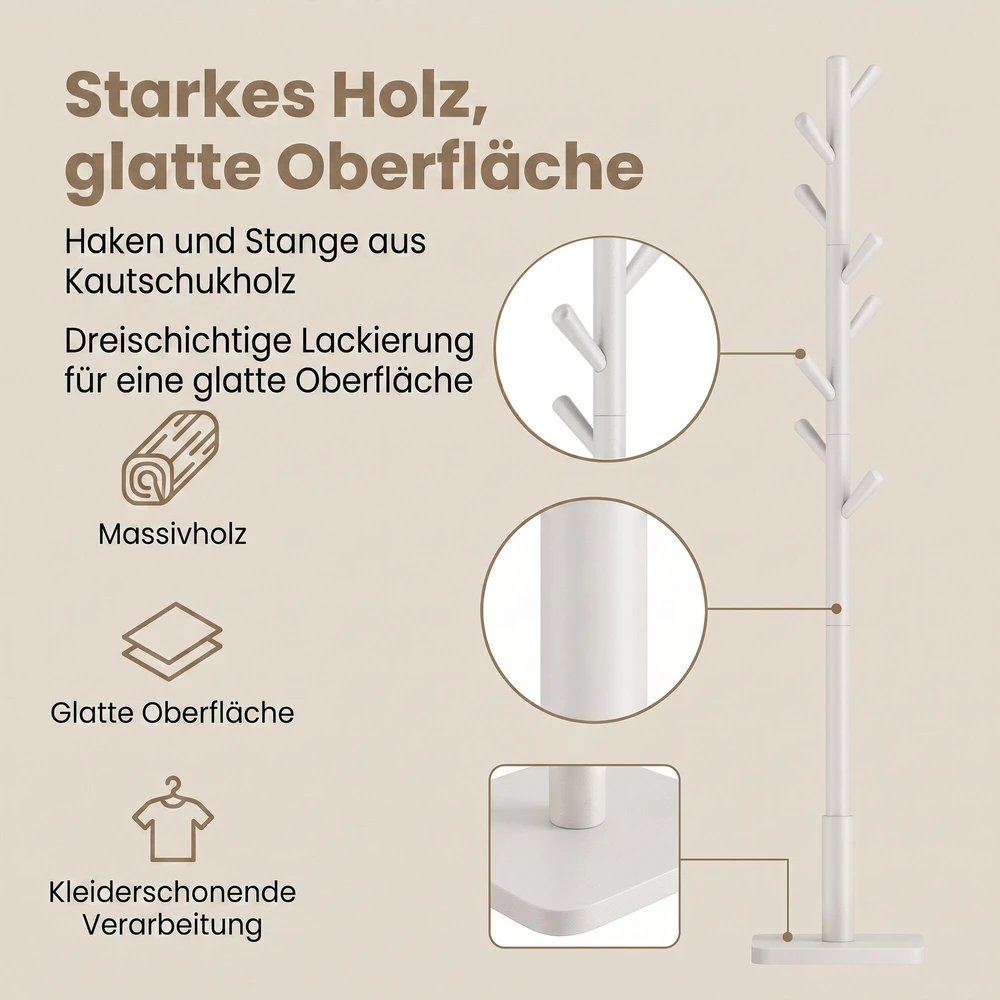Songmics Drabužių kabykla 30 × 30 × 175 cm