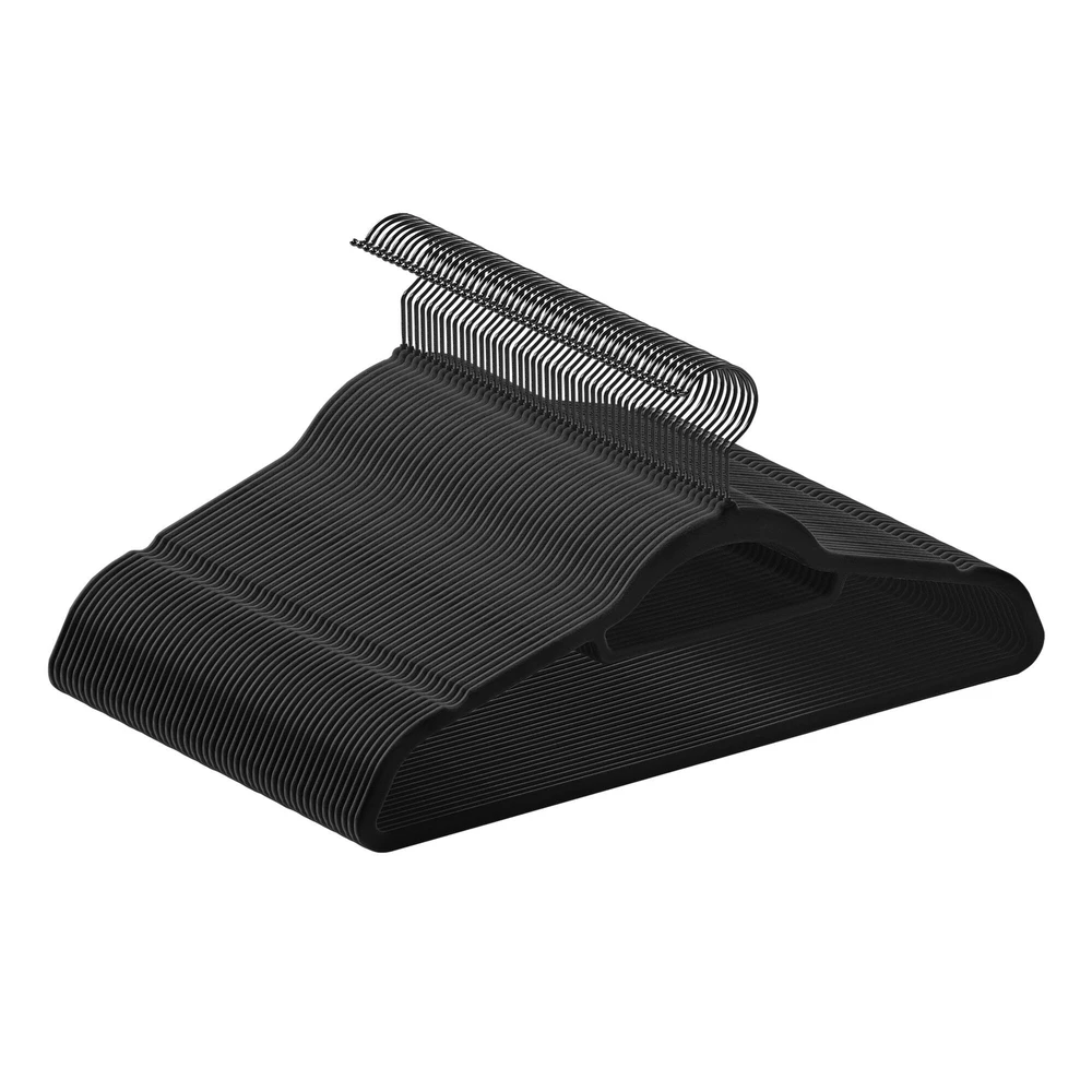 SONGMICS pakabų rinkinys, 50 vnt., 43,5 cm ilgio, juodos spalvos