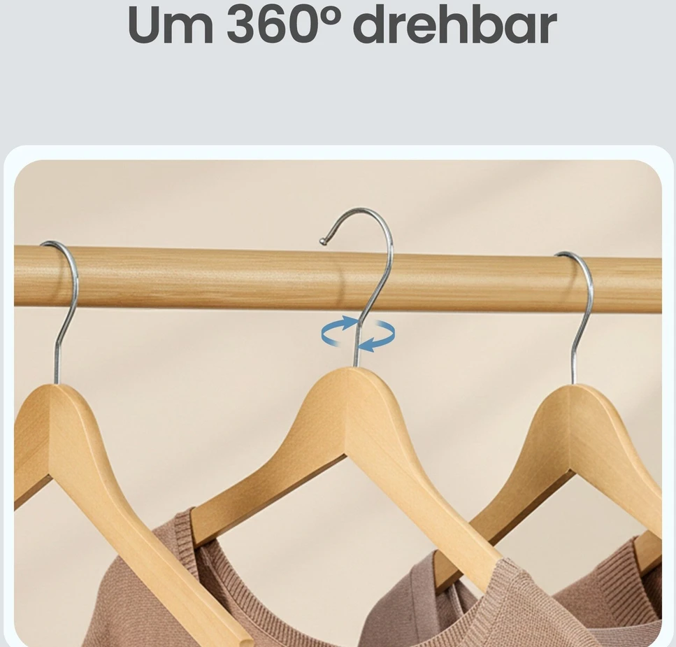 Songmics Kelnių pakabos 30 vnt.