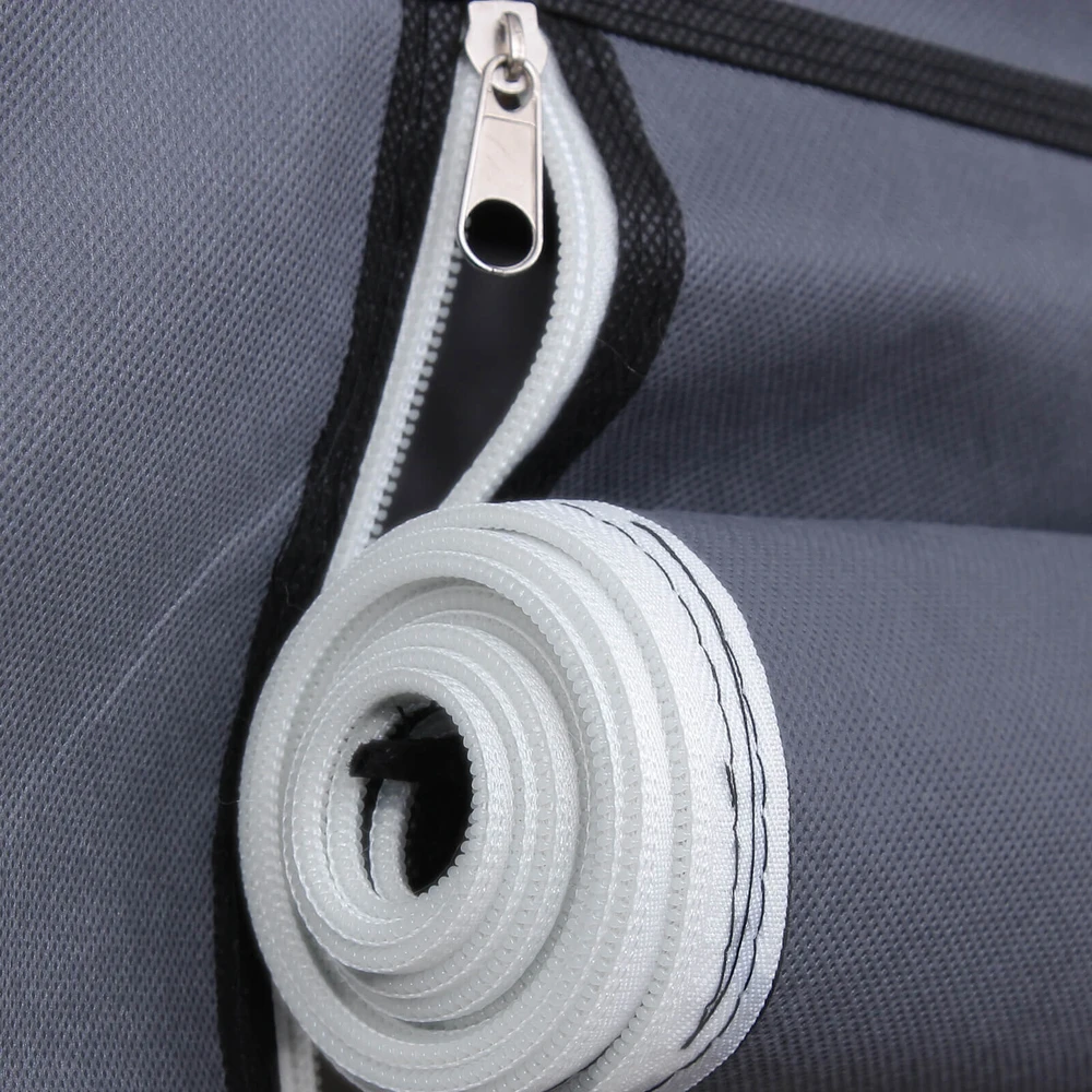Songmics Didelė medžiaginė spinta 175 x 150 cm Pilka