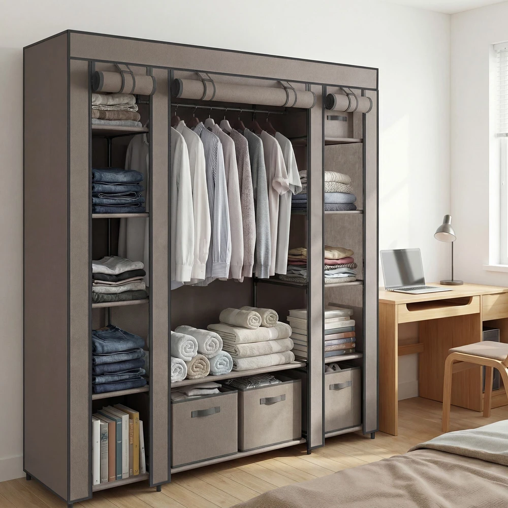 Songmics Drabužių spinta 45x150x175 cm